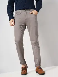 Celio Men Slim Fit Mid Rise Cotton Chinos Casual Trouser