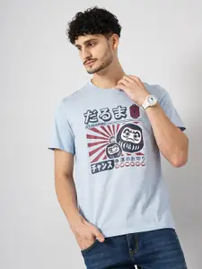 Celio Graphic Printed Short Sleeves Cotton T-shirt