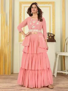 Patlani Style Designer Stitched Lehenga with ready Jacket and embroidery stitched blouse