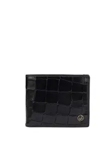 Da Milano Textured Leather Two Fold Wallet