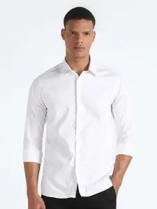 Flying Machine Slim Fit Abstract Printed Pure Cotton Casual Shirt