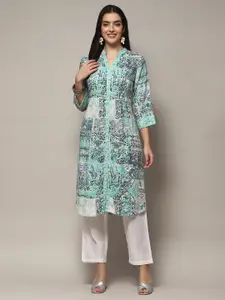 Biba Abstract Printed Straight Kurta