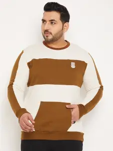 bigbanana Round Neck Long Sleeves Colourblocked Sweatshirt