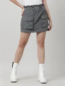 Bene Kleed Mid-Rise Straight Mini Skirt