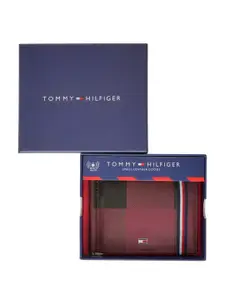 Tommy Hilfiger Checked Leather Two Fold Wallet