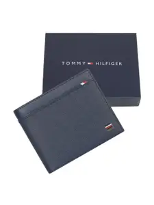 Tommy Hilfiger Men Leather Two Fold Wallet