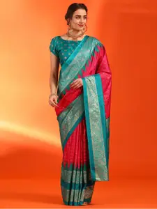 Saree mall Woven Design Zari Silk Blend Pochampally Sarees