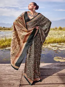Saree mall Paisley Silk Bagru Sarees