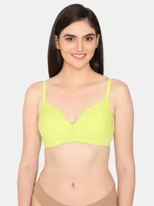 Zivame Half Coverage Heavily Padded T-shirt Bra with All Day Comfort