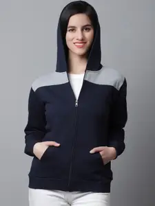Rute Hooded Front-Open Sweatshirt