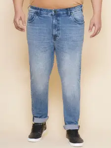 John Pride Men Plus Size Mid Rise Stretchable Jeans