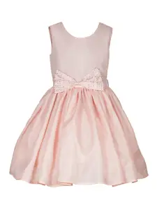 BAESD Girls Satin Fit & Flare Opaque Party Dress