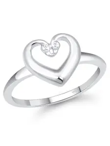 Vighnaharta Rhodium-Plated Finger Ring