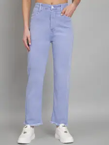 BAESD Women Jean Straight Fit High-Rise Stretchable Jeans