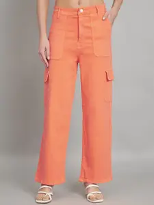 BAESD Women Jean Relaxed Fit High-Rise Clean Look Jeans