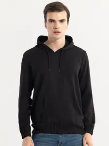 Snitch Black Hooded Pullover Sweatshirt