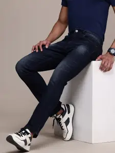 WROGN Men Straight Fit Light Fade Stretchable Jeans