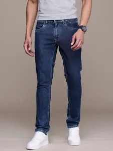 WROGN Men Slim Fit Light Fade Stretchable Jeans