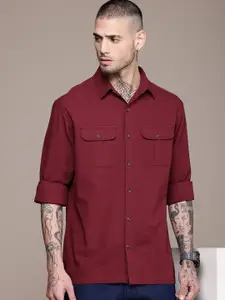 WROGN Long Sleeves Seersucker Casual Shirt