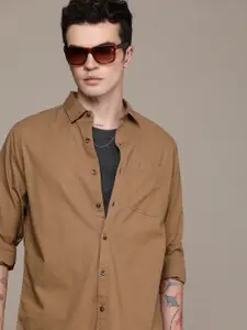 WROGN Pure Cotton Slim Fit Casual Shirt