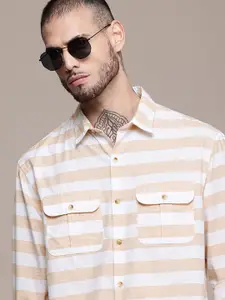 WROGN Long Sleeves Striped Casual Shirt