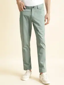 Andamen Flat-Front Embroidered Chino
