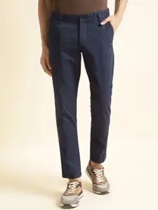 Andamen Men Slim Fit Embroidered Chino