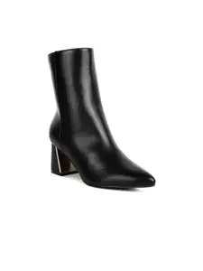 London Rag Women Textured High-Top Regular Boots