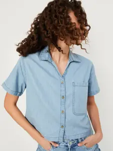 max Spread Collar Pure Cotton Casual Shirt