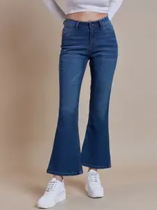 The Roadster Lifestyle Co. Women No Fade Clean Look Stretchable Comfort Flared Jeans