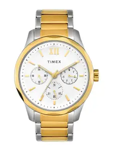 Timex Men Stainless Steel Bracelet Style Straps Analogue Watch TW0TG7624