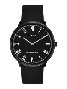 Timex Men Leather Straps Analogue Watch TWEG22105