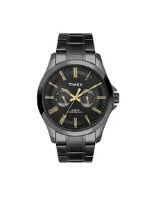 Timex Men Stainless Steel Bracelet Style Straps Analogue Watch TW000X135