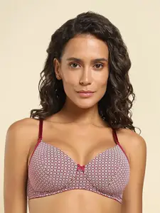 Van Heusen Full Coverage Lightly Padded Cotton Bra with All Day Comfort