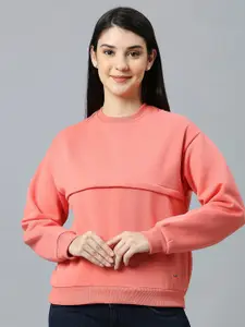 True Shape Women Orange Sweatshirt