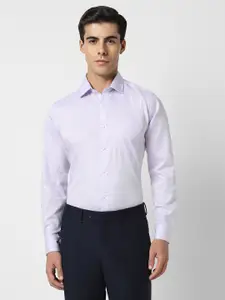 Van Heusen Men Purple Opaque Party Shirt