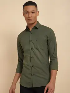 Allen Solly Slim Fit Micro Ditsy Printed Opaque Casual Shirt