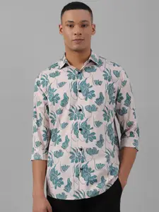Allen Solly  Slim Fit Floral Printed Opaque Casual Shirt