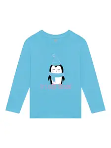 BAESD Girls Printed Full Sleeves Cotton T-shirt