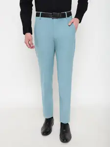 SUBTRACT Men 4 Way Stretch Flex Waist Slim Fit Formal Trousers