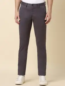 Allen Solly Men Mid-Rise Slim Fit Trousers