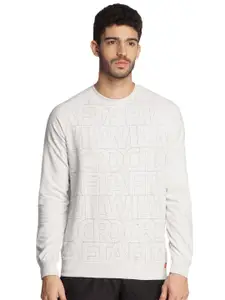 Wildcraft Alphanumeric Printed Round Neck Cotton Pullover Sweatshirt