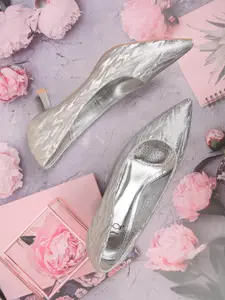 Jove Printed Pointed Toe Kitten Heels