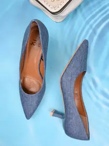 Jove Embellished Pointed Toe Kitten Heels