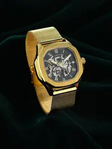 French Connection Men Stainless Steel Bracelet Style Straps Automatic Watch FCA05-4