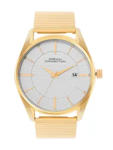 French Connection Men Stainless Steel Bracelet Style Straps Analogue Watch FCN056A