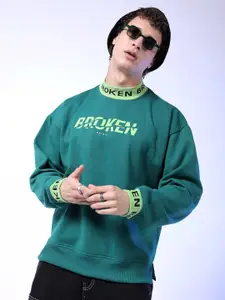 The Indian Garage Co Men Green Sweatshirt