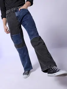 The Indian Garage Co Men Black Relaxed Fit Mildly Distressed Jeans