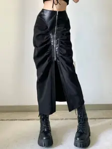 KPOP A-Line Midi Skirt