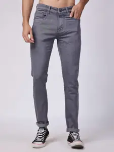Stylox Men Grey Slim Fit Clean Look Stretchable Jeans